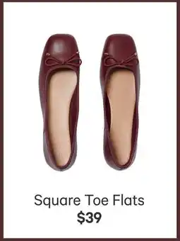 Joe Fresh Square Toe Flat offer