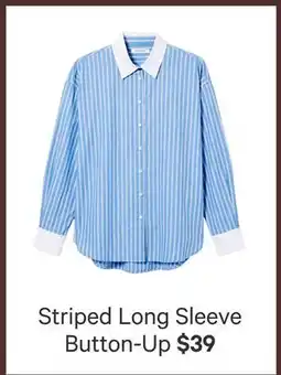 Joe Fresh Striped Long Sleeve Button-Up offer