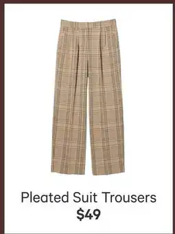 Joe Fresh Pleated Suit Trouser offer