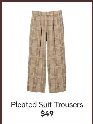 Joe Fresh Pleated Suit Trouser offer