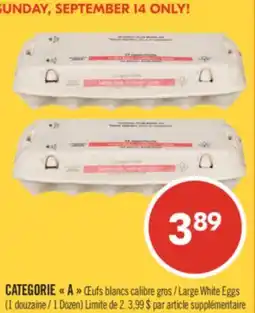 Pharmaprix Large White Eggs offer