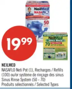 Pharmaprix NEILMED NASAFLO Refills (100) or Sinus Rinse System (50 - 70) offer