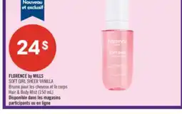 Pharmaprix FLORENCE by MILLS SOFT GIRL SHEER VANILLA Hair & Body Mist (150 mL) offer