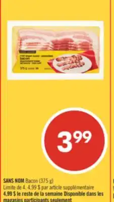 Pharmaprix NO NAME Bacon offer