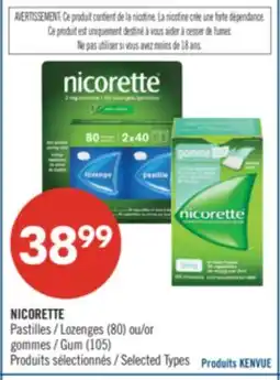 Pharmaprix NICORETTE offer