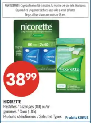 Pharmaprix NICORETTE offer