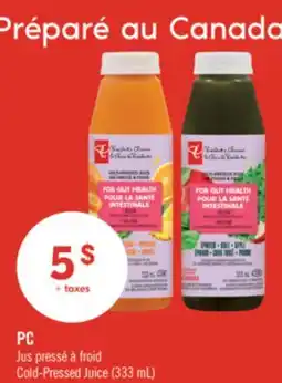 Pharmaprix PC Cold-Pressed Juice offer