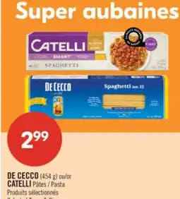 Pharmaprix DE CECCO (454 g) or CATELLI Pasta offer