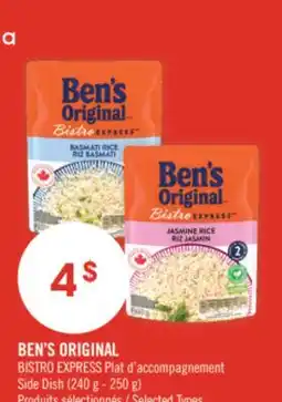 Pharmaprix BEN'S ORIGINAL BISTRO EXPRESS Side Dish offer