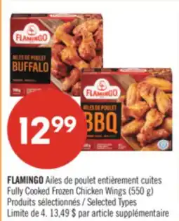 Pharmaprix FLAMINGO Fully Cooked Frozen Chicken Wings (550 g) offer