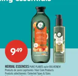 Pharmaprix HERBAL ESSENCES PURE PLANTS or BIO:RENEW Hair Care Products offer