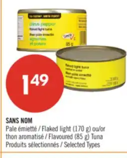 Pharmaprix NO NAME Flaked Light (170 g) or Flavoured (85 g) Tuna offer