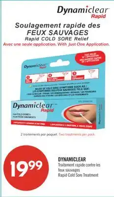 Pharmaprix DYNAMICLEAR Rapid Cold Sore Treatment offer