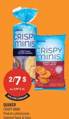 Pharmaprix QUAKER CRISPY MINIS offer