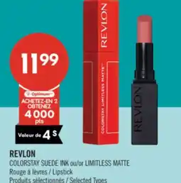 Pharmaprix COLORSTAY SUEDE INK or LIMITLESS MATTE Lipstick offer