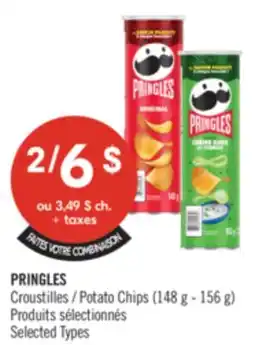 Pharmaprix PRINGLES Potato Chips offer