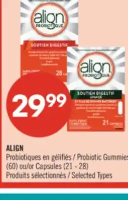Pharmaprix ALIGN Probiotic Gummies (60) or Capsules (21 - 28) offer