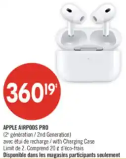 Pharmaprix APPLE AIRPODS PRO offer