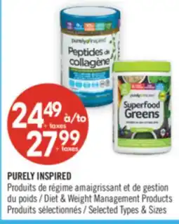 Pharmaprix PURELY INSPIRED Diet & Weight Management Products offer