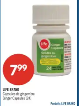 Pharmaprix LIFE BRAND Ginger Capsules offer