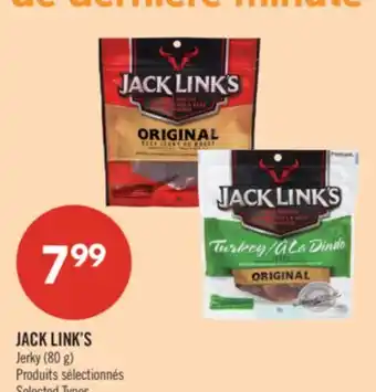 Pharmaprix JACK LINK'S Jerky offer