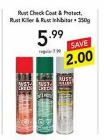 Rust Check Coat & Protect, Rust Killer & Rust Inhibitor * 350g