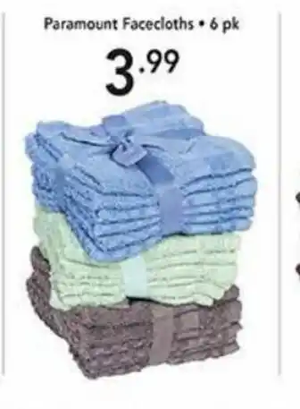 Pipers Paramount Facecloths * 6 pk offer