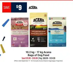 Ren’s Pets Depot Acana Bags of Dog Food offer
