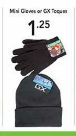 Mini Gloves or GX Toques