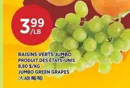 Kim Phat JUMBO GREEN GRAPES offer