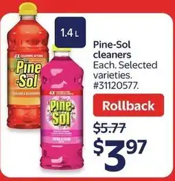 Walmart Pine-Sol cleaners offer