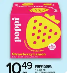 Metro POPPI SODA offer
