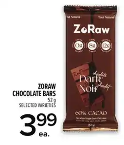 Metro ZORAW CHOCOLATE BARS offer