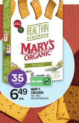 Metro MARY'S CRACKERS offer
