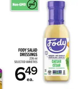 Metro FODY SALAD DRESSINGS offer