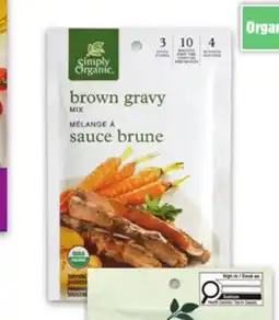 Metro SIMPLY ORGANIC SAUCES offer