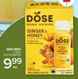 Metro DOSE SHOTS offer
