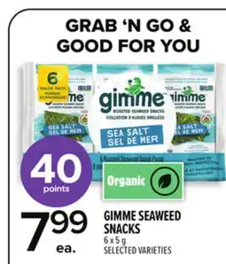 Metro GIMME SEAWEED SNACKS offer
