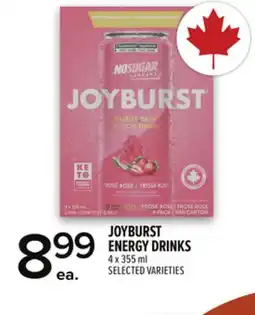 Metro JOYBURST ENERGY DRINKS offer