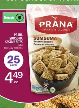 Metro PRANA SUMSUMA SESAME BITES offer