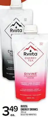 Metro RVIITA ENERGY DRINKS offer