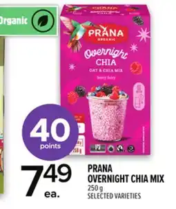 Metro PRANA OVERNIGHT CHIA MIX offer