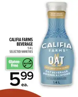 Metro CALIFIA FARMS BEVERAGE offer