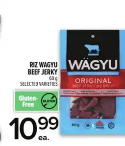 Metro RIZ WAGYU BEEF JERKY offer