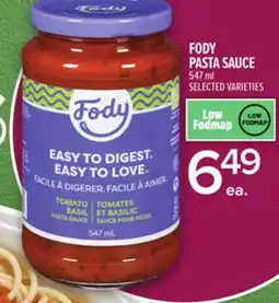 Metro FODY PASTA SAUCE offer