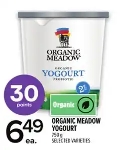 Metro ORGANIC MEADOW YOGOURT offer