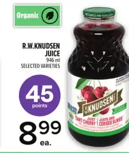 Metro R.W.KNUDSEN JUICE offer