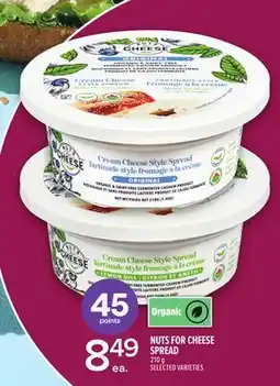 Metro NUTS FOR CHEESE SPREAD offer