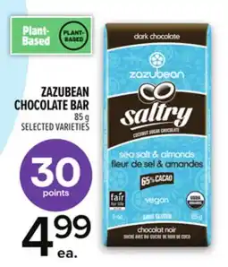 Metro ZAZUBEAN CHOCOLATE BAR offer