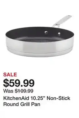 TSC Stores KitchenAid 10.25 Non-Stick Round Grill Pan offer